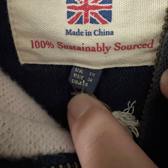 Fat Face Arlie Sweatshirt Women’s 6 Union Jack United Kingdom Limited Edition - Picture 6 of 8